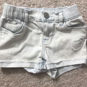 Gap kids 5 t girls shortie short jean shorts